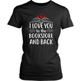 "I love you" Women's Fitted T-shirt - Gifts For Reading Addicts