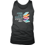 "A Book A Day" Men's Tank Top - Gifts For Reading Addicts