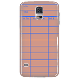 Library Card Phone Case Red - Gifts For Reading Addicts