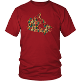 "Canada Bookish Map" Unisex T-Shirt - Gifts For Reading Addicts