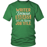 "badass isn't an official job title" Unisex T-Shirt - Gifts For Reading Addicts