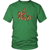 "Canada Bookish Map" Unisex T-Shirt - Gifts For Reading Addicts