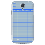 Library Card Phone Case Blue - Gifts For Reading Addicts