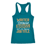 "badass isn't an official job title" Women's Tank Top - Gifts For Reading Addicts