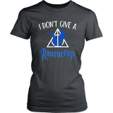 "i Don't Give A Ravencrap" Women's Fitted T-shirt - Gifts For Reading Addicts