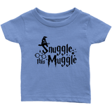 "Snuggle This Muggle"Infant T-Shirt - Gifts For Reading Addicts