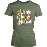 "We Are Up To No Good " Women's Fitted T-shirt - Gifts For Reading Addicts