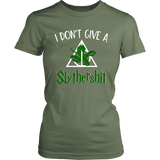 "i Don't Give A Slythershit" Women's Fitted T-shirt - Gifts For Reading Addicts