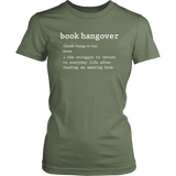 "Book hangover" Women's Fitted T-shirt - Gifts For Reading Addicts