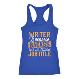 "badass isn't an official job title" Women's Tank Top - Gifts For Reading Addicts