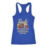 "Avoid Conversations since 1454" Women's Tank Top - Gifts For Reading Addicts