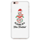 "Reading in a winter wonderland" Phone case - Gifts For Reading Addicts