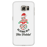 "Reading in a winter wonderland" Phone case - Gifts For Reading Addicts