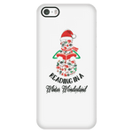 "Reading in a winter wonderland" Phone case - Gifts For Reading Addicts