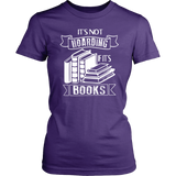 "It's Not Hoarding If It's Books" Women's Fitted T-shirt - Gifts For Reading Addicts