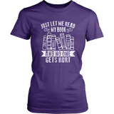 "Just Let Me Read" Women's Fitted T-shirt - Gifts For Reading Addicts