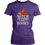 "Bribed With Books" Women's Fitted T-shirt - Gifts For Reading Addicts