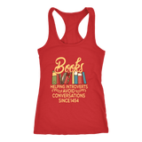 "Avoid Conversations since 1454" Women's Tank Top - Gifts For Reading Addicts