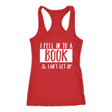 "I Fell Into A Book" Women's Tank Top - Gifts For Reading Addicts