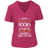 "In My Dream World" V-neck Tshirt - Gifts For Reading Addicts
