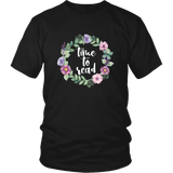 "Time to read" Unisex T-Shirt - Gifts For Reading Addicts