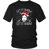 "Let It Snow" Unisex T-Shirt - Gifts For Reading Addicts