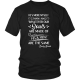 "He's more myself than i am" Unisex T-Shirt - Gifts For Reading Addicts