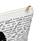 Pride and Prejudice Book Page Accessory Pouch for book lovers - Gifts For Reading Addicts