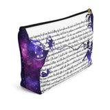 Alice In Wonderland Book Page Accessory Pouch for book lovers - Gifts For Reading Addicts