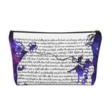 Alice In Wonderland Book Page Accessory Pouch for book lovers - Gifts For Reading Addicts