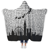 Peter Pan Book Page Hooded Blanket - Gifts For Reading Addicts