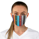 The Outlander Book Spines Fabric Face Mask - Gifts For Reading Addicts
