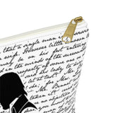 Pride and Prejudice Book Page Accessory Pouch for book lovers - Gifts For Reading Addicts