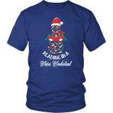 "Reading in a winter wonderland" Unisex T-Shirt - Gifts For Reading Addicts