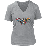 Wonder Women' V-neck Tshirt - Gifts For Reading Addicts