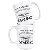 "Sleeping disorder"15oz white mug - Gifts For Reading Addicts
