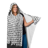 Peter Pan Book Page Hooded Blanket - Gifts For Reading Addicts