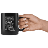 "He's more myself than i am"11oz black mug - Gifts For Reading Addicts