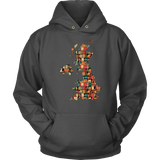 "UK Bookish Map" Hoodie - Gifts For Reading Addicts