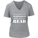 "Under Read" V-neck Tshirt - Gifts For Reading Addicts