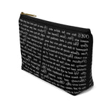 The Lion The Witch And The Wardrobe Book Page Accessory Pouch for book lovers - Gifts For Reading Addicts