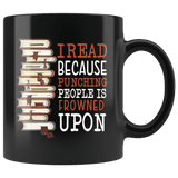 "I Read"11oz black mug - Gifts For Reading Addicts