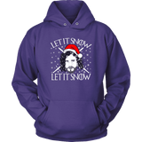 "Let It Snow" Hoodie - Gifts For Reading Addicts