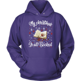 "My Christmas Is All Booked" Hoodie - Gifts For Reading Addicts