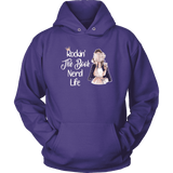 "The Book Nerd Life" Hoodie - Gifts For Reading Addicts
