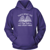 "I Read Books" Hoodie - Gifts For Reading Addicts