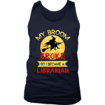 "I Became A Librarian" Men's Tank Top - Gifts For Reading Addicts