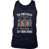 "Get More Books" Men's Tank Top - Gifts For Reading Addicts