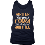 "badass isn't an official job title" Men's Tank Top - Gifts For Reading Addicts