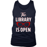 Rupaul"The Library Is Open" Men's Tank Top - Gifts For Reading Addicts